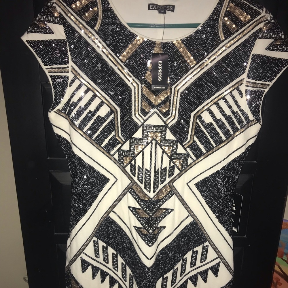 EXPRESS SEQUIN DRESS